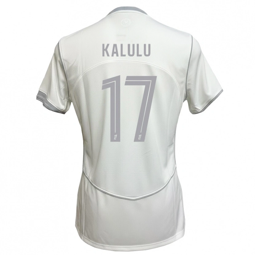 Danxen Kid Joseph Kalulu #17 White Gray Away Jersey 2026/27 T-Shirt