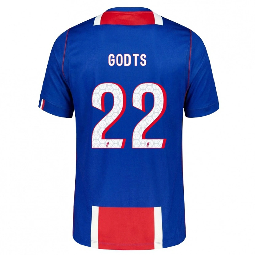 Danxen Men Mika Godts #22 Red White Blue Home Jersey 2026/27 T-Shirt
