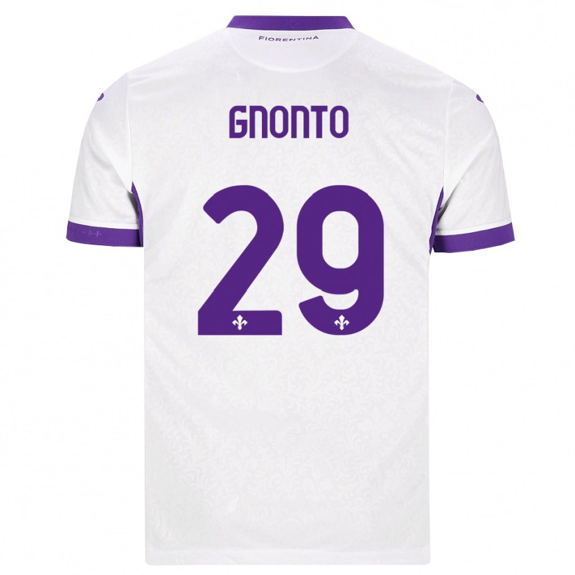 Danxen Men Wilfried Gnonto #29 White Purple Away Jersey 2026/27 T-Shirt