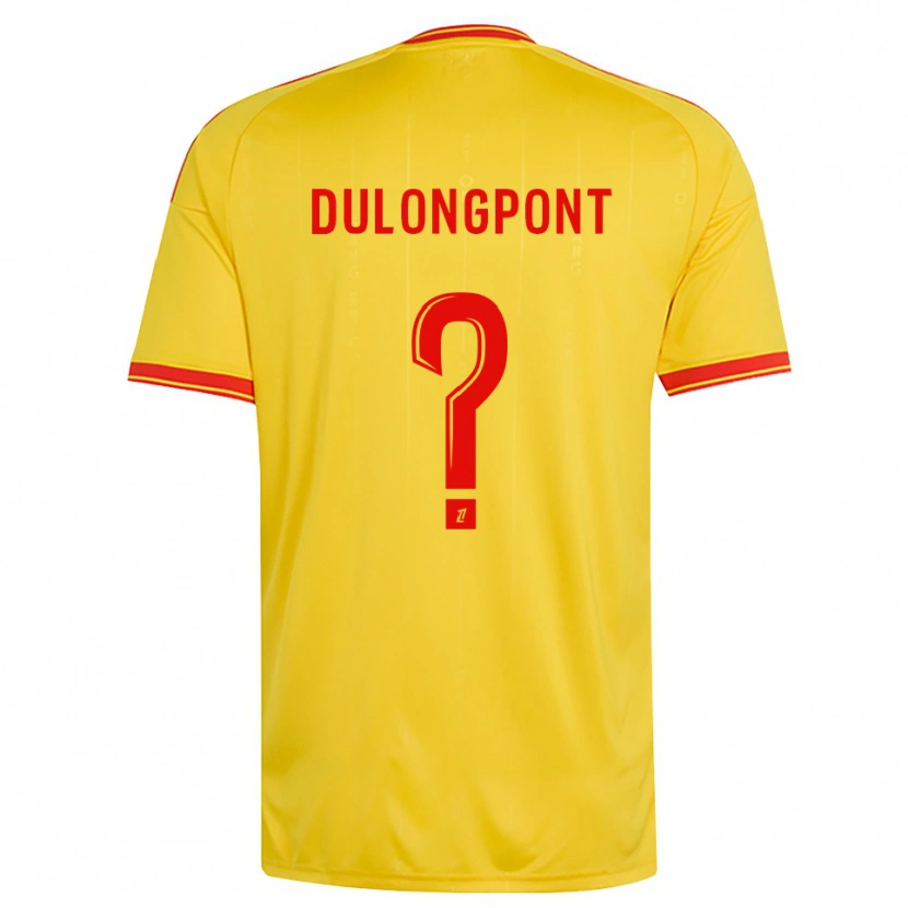 Danxen Men Tom Dulongpont #0 Gold Orange Red Home Jersey 2026/27 T-Shirt