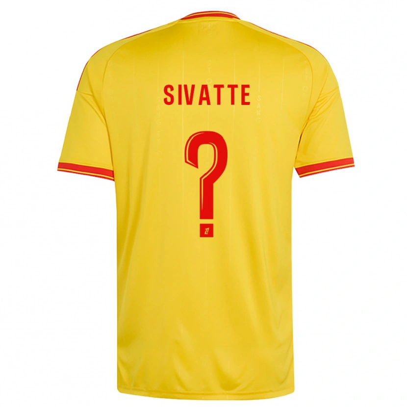 Danxen Men Noah Sivatte #0 Gold Orange Red Home Jersey 2026/27 T-Shirt