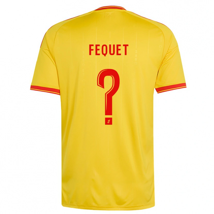 Danxen Men Noa Fequet #0 Gold Orange Red Home Jersey 2026/27 T-Shirt