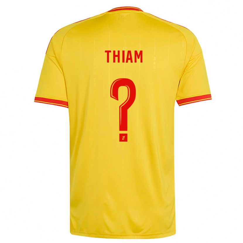 Danxen Men Mamadou Thiam #0 Gold Orange Red Home Jersey 2026/27 T-Shirt
