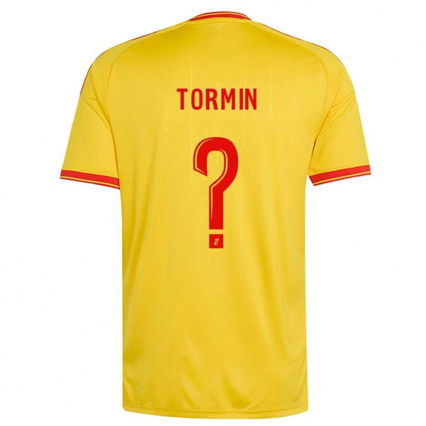 Danxen Men Sean Tormin #0 Gold Orange Red Home Jersey 2026/27 T-Shirt