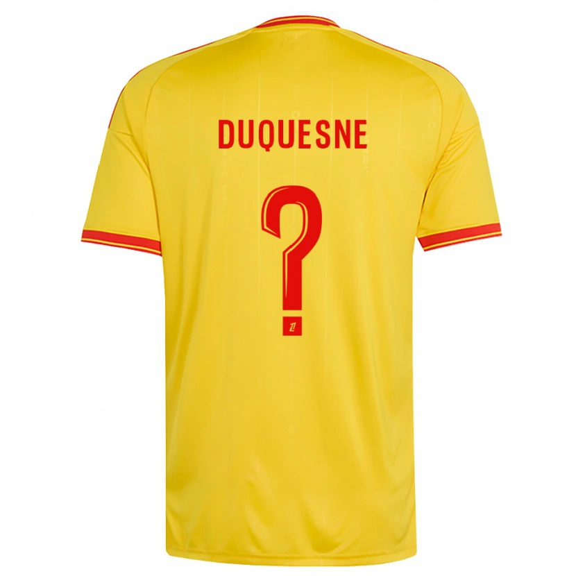 Danxen Men Elsa Duquesne #0 Gold Orange Red Home Jersey 2026/27 T-Shirt