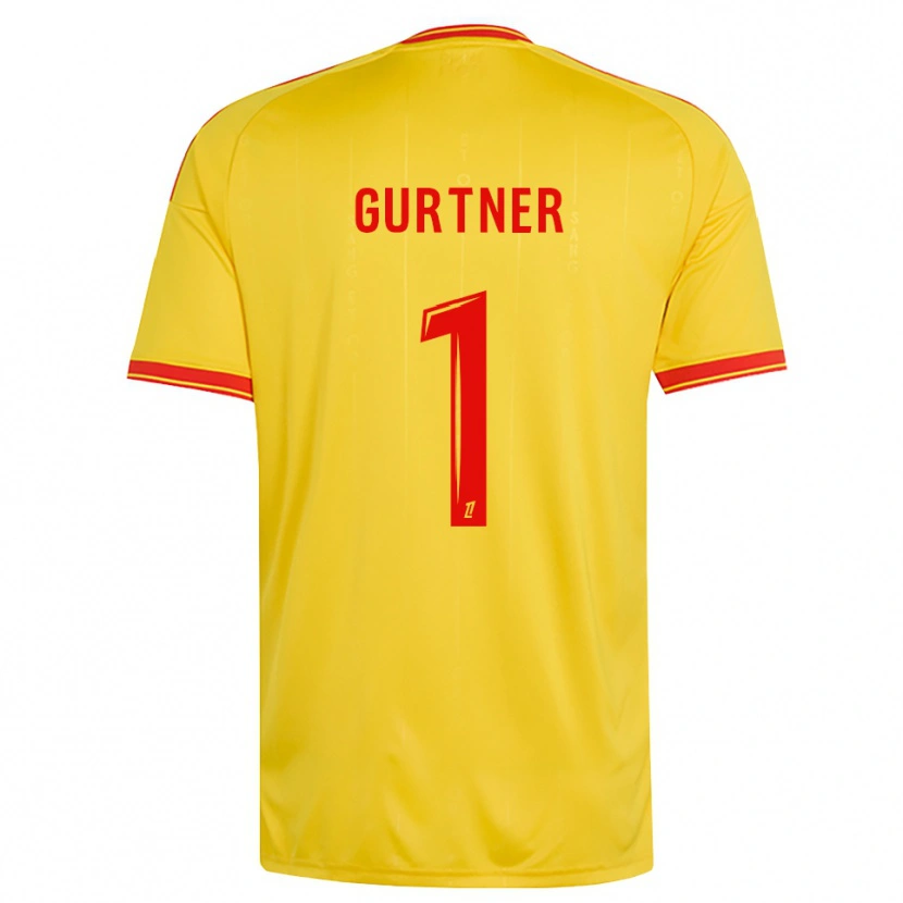 Danxen Men Régis Gurtner #1 Gold Orange Red Home Jersey 2026/27 T-Shirt