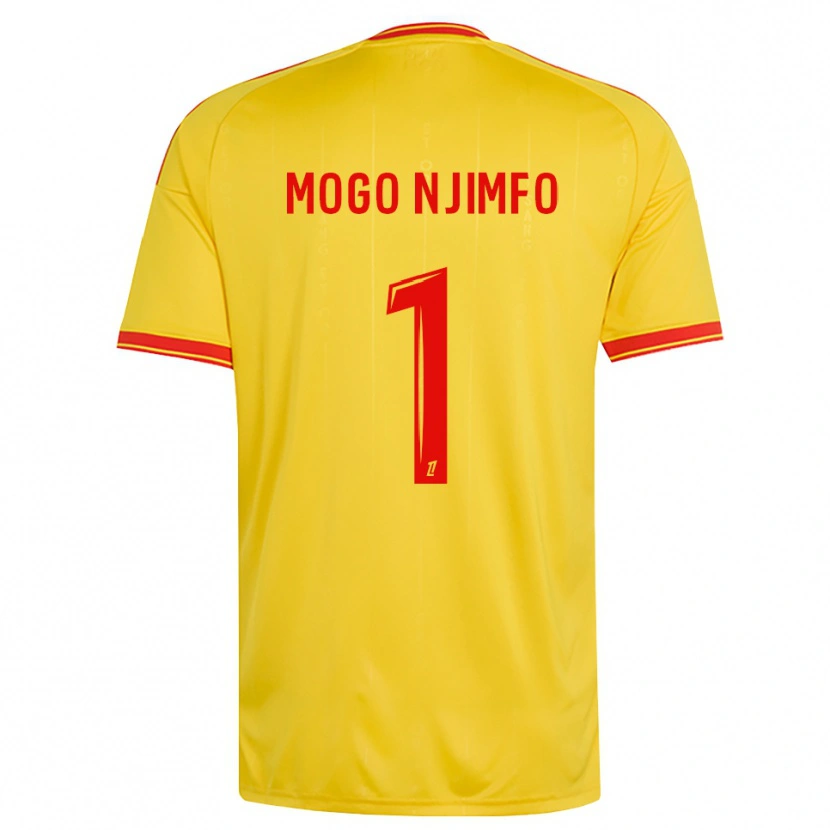 Danxen Men Arthur Mogo Njimfo #1 Gold Orange Red Home Jersey 2026/27 T-Shirt