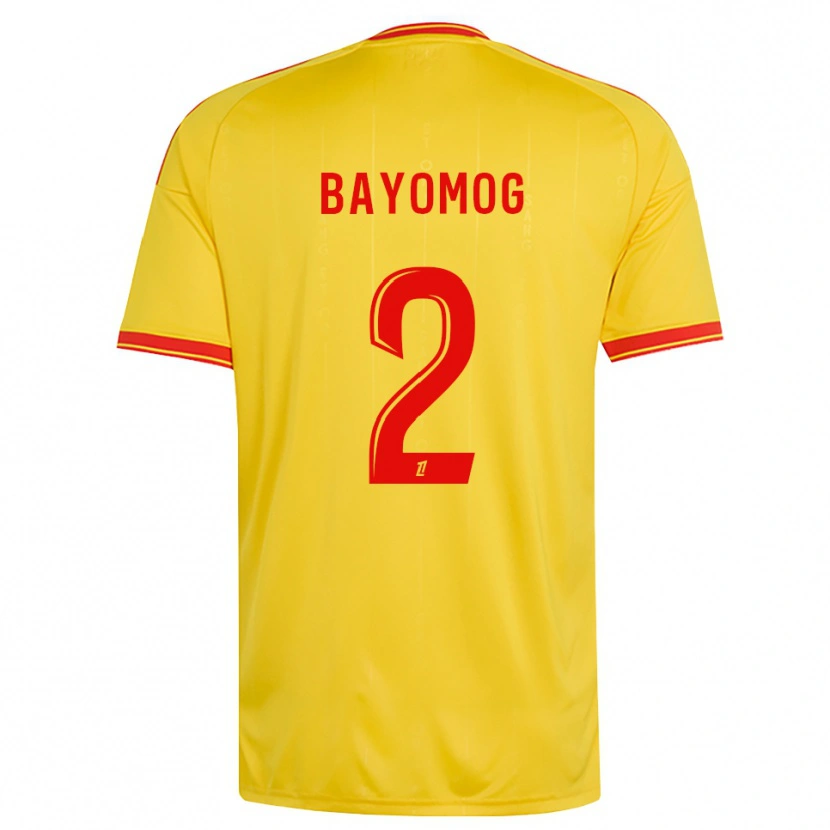 Danxen Men Hugo Bayomog #2 Gold Orange Red Home Jersey 2026/27 T-Shirt