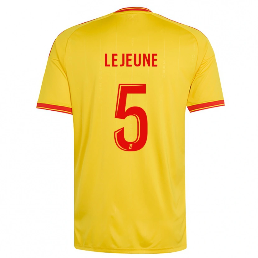 Danxen Men Romane Lejeune #5 Gold Orange Red Home Jersey 2026/27 T-Shirt
