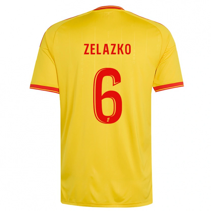 Danxen Men Robin Zelazko #6 Gold Orange Red Home Jersey 2026/27 T-Shirt