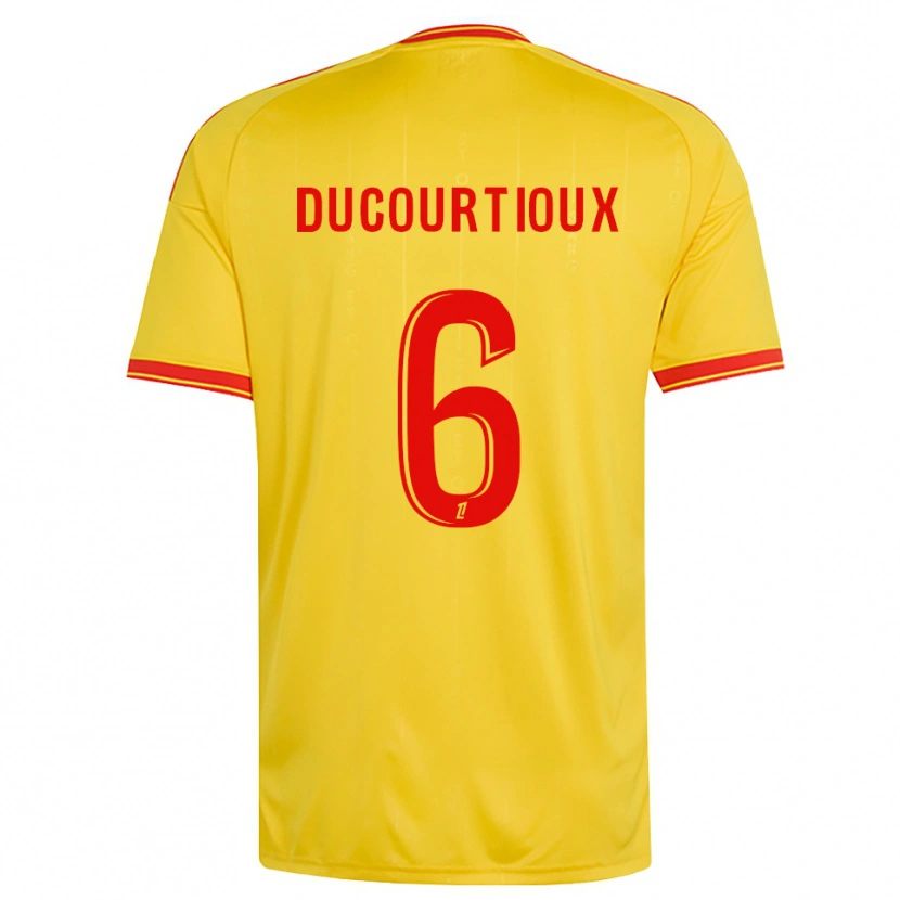 Danxen Men Ilan Ducourtioux #6 Gold Orange Red Home Jersey 2026/27 T-Shirt