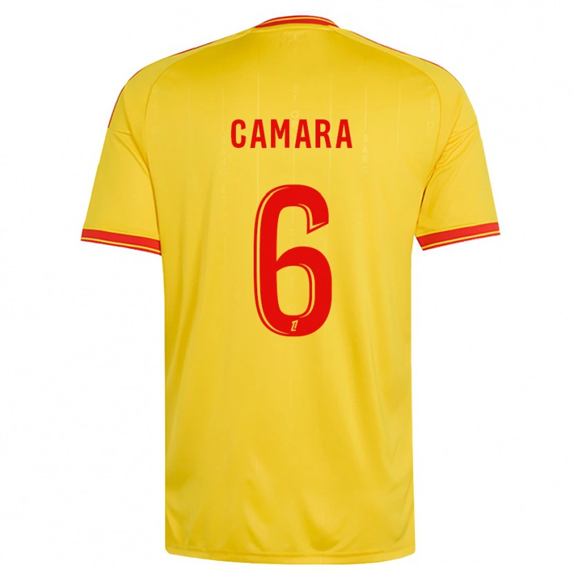 Danxen Men Mamadou Camara #6 Gold Orange Red Home Jersey 2026/27 T-Shirt