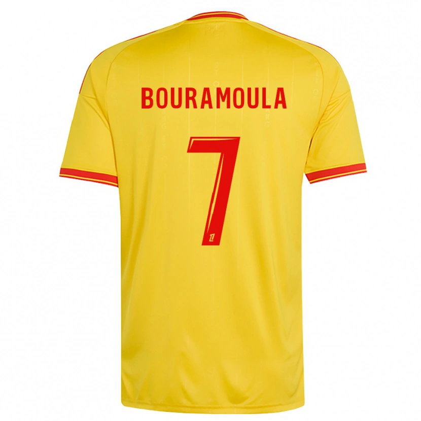 Danxen Men Ilies Bouramoula #7 Gold Orange Red Home Jersey 2026/27 T-Shirt