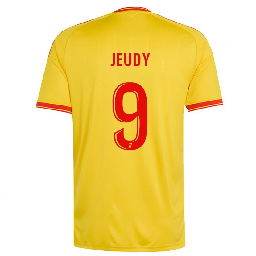 Danxen Men Sherly Jeudy #9 Gold Orange Red Home Jersey 2026/27 T-Shirt