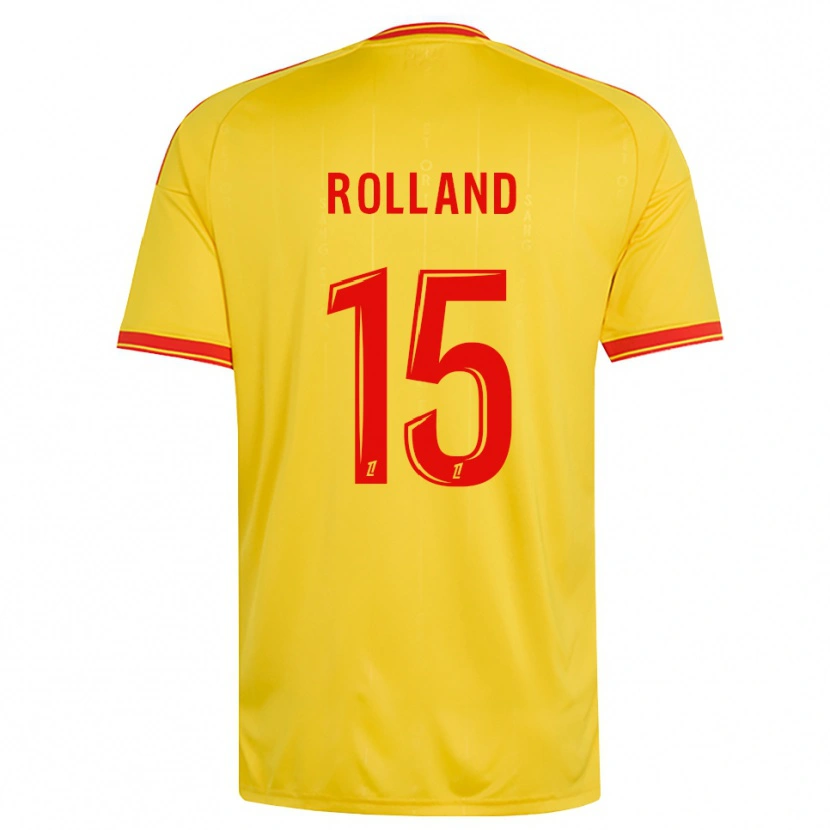 Danxen Men Paul Rolland #15 Gold Orange Red Home Jersey 2026/27 T-Shirt