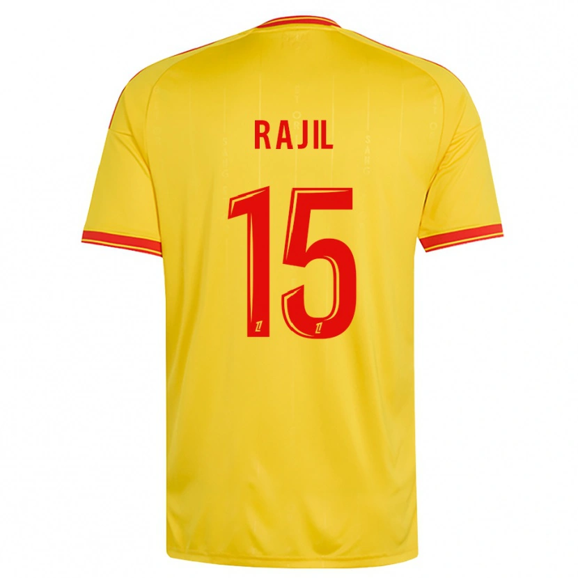 Danxen Men Jibril Rajil #15 Gold Orange Red Home Jersey 2026/27 T-Shirt