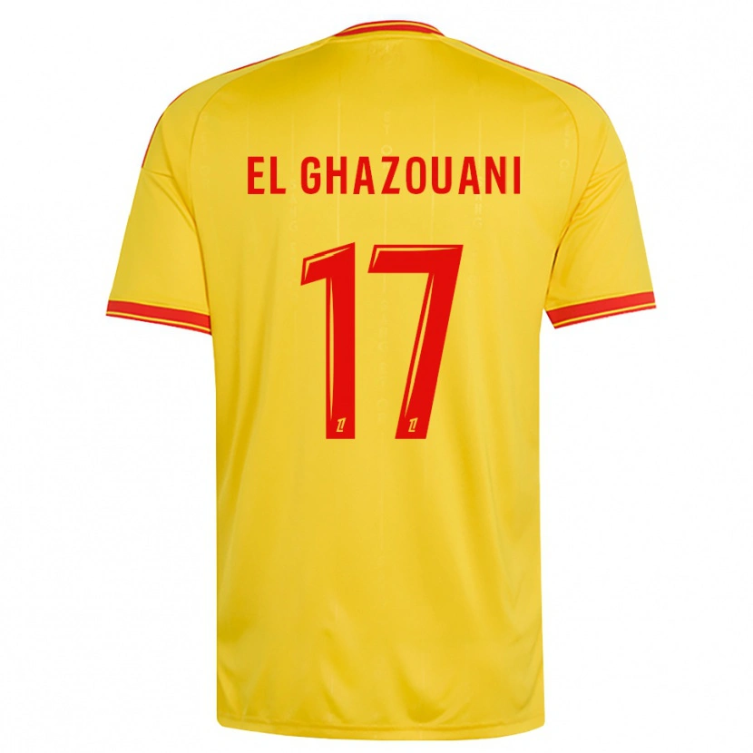 Danxen Men Fatima El Ghazouani #17 Gold Orange Red Home Jersey 2026/27 T-Shirt