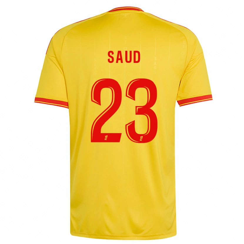 Danxen Men Saud Abdulhamid #23 Gold Orange Red Home Jersey 2026/27 T-Shirt