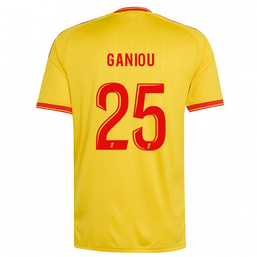 Danxen Men Ismaëlo Ganiou #25 Gold Orange Red Home Jersey 2026/27 T-Shirt