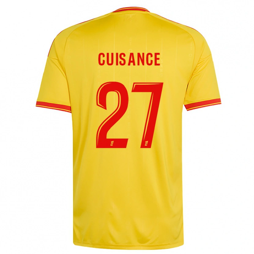 Danxen Men Michaël Cuisance #27 Gold Orange Red Home Jersey 2026/27 T-Shirt