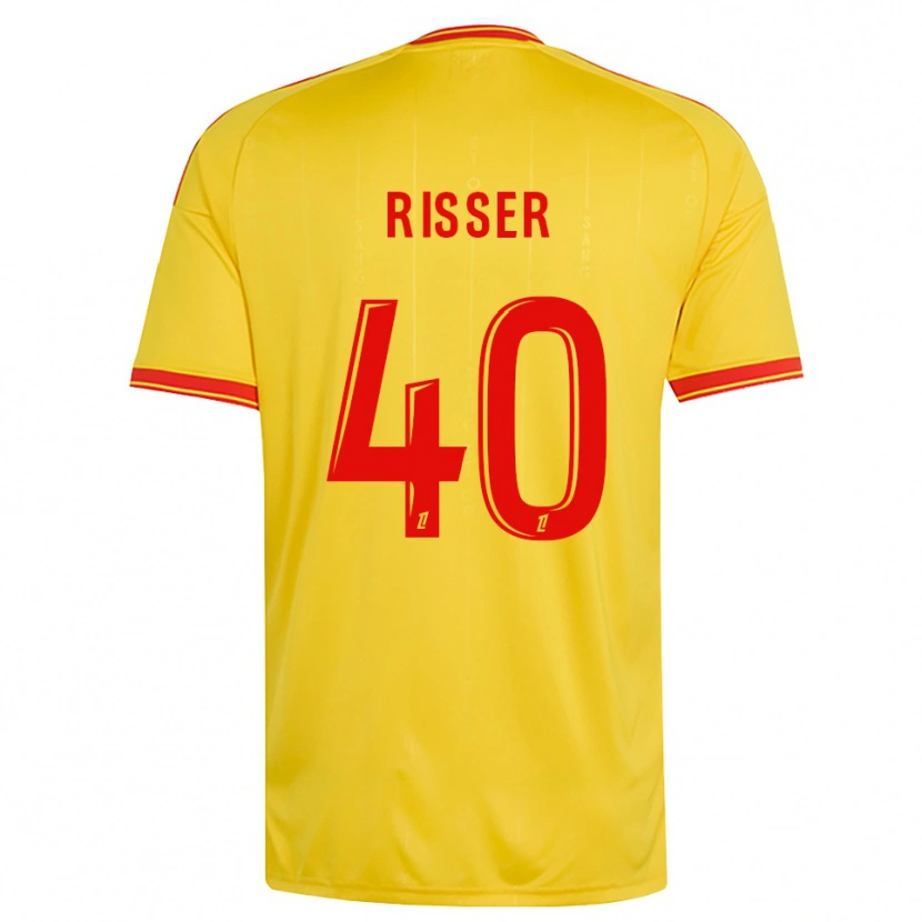 Danxen Men Robin Risser #40 Gold Orange Red Home Jersey 2026/27 T-Shirt