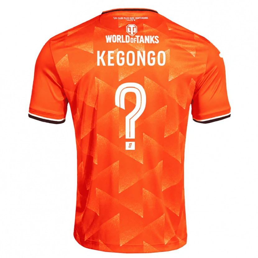 Danxen Men Clarence Kegongo #0 Orange White Black Home Jersey 2026/27 T-Shirt