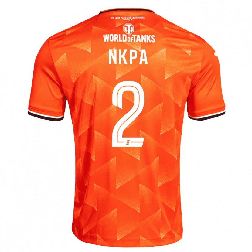 Danxen Men Elie Nkpa #2 Orange White Black Home Jersey 2026/27 T-Shirt