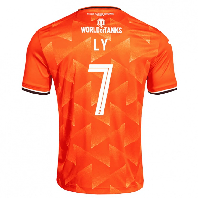 Danxen Men Mactar Ly #7 Orange White Black Home Jersey 2026/27 T-Shirt
