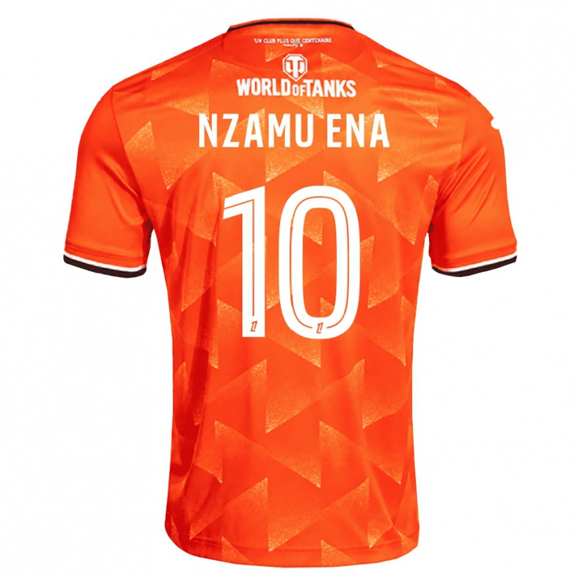 Danxen Men Arcial Nzamu Ena #10 Orange White Black Home Jersey 2026/27 T-Shirt