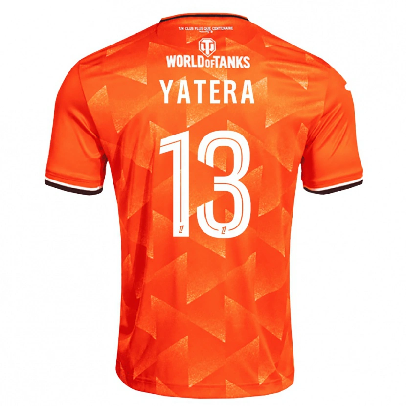 Danxen Men Demba Yatera #13 Orange White Black Home Jersey 2026/27 T-Shirt