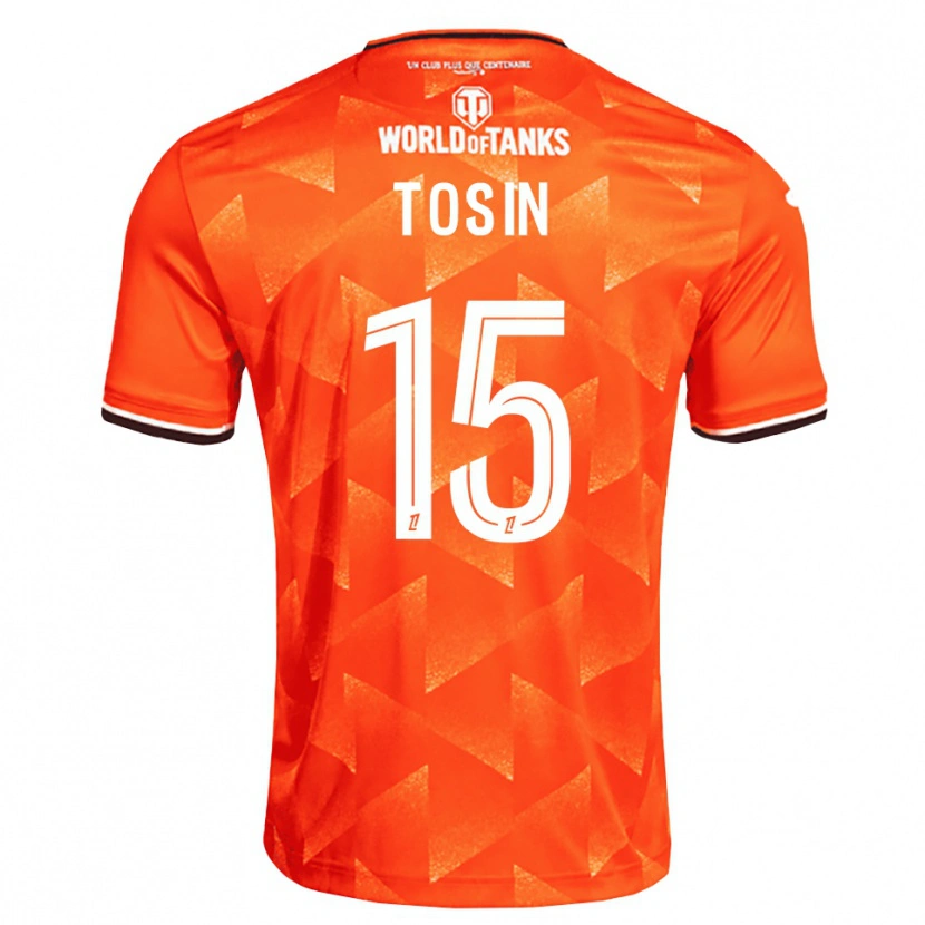 Danxen Men Aiyegun Tosin #15 Orange White Black Home Jersey 2026/27 T-Shirt