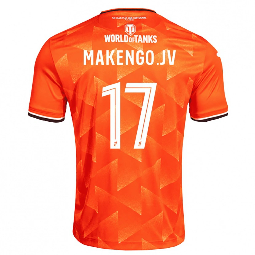 Danxen Men Jean-Victor Makengo #17 Orange White Black Home Jersey 2026/27 T-Shirt