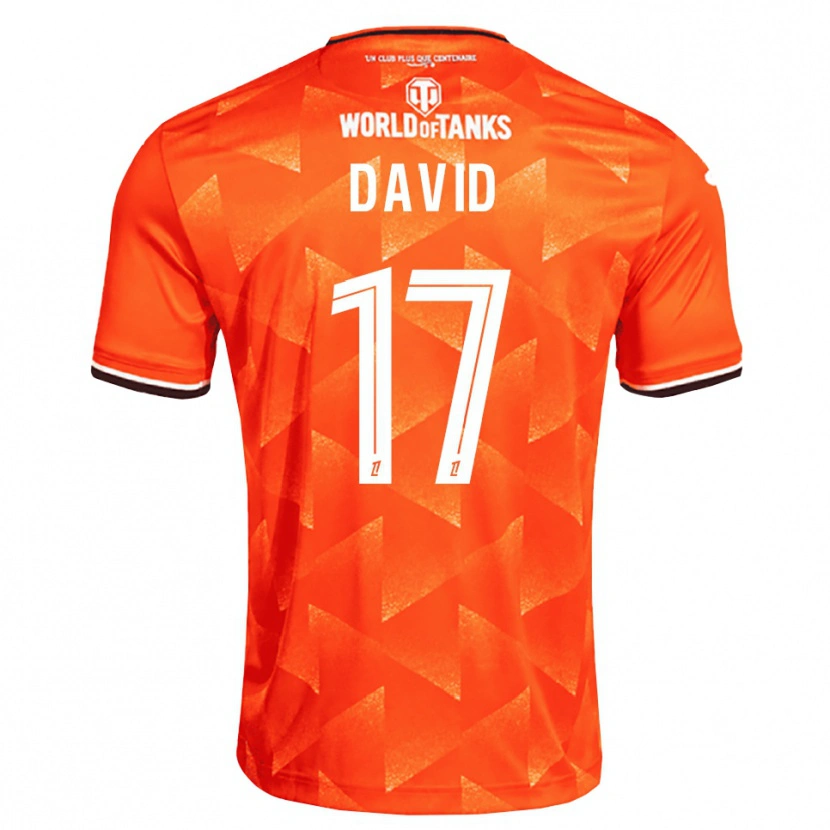 Danxen Men Dune David #17 Orange White Black Home Jersey 2026/27 T-Shirt