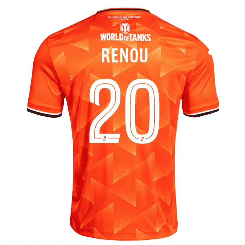 Danxen Men Camille Renou #20 Orange White Black Home Jersey 2026/27 T-Shirt