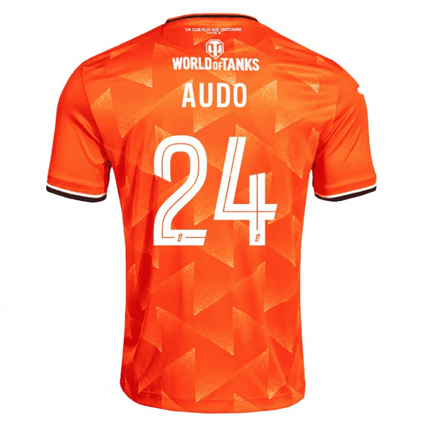 Danxen Men Noémie Audo #24 Orange White Black Home Jersey 2026/27 T-Shirt
