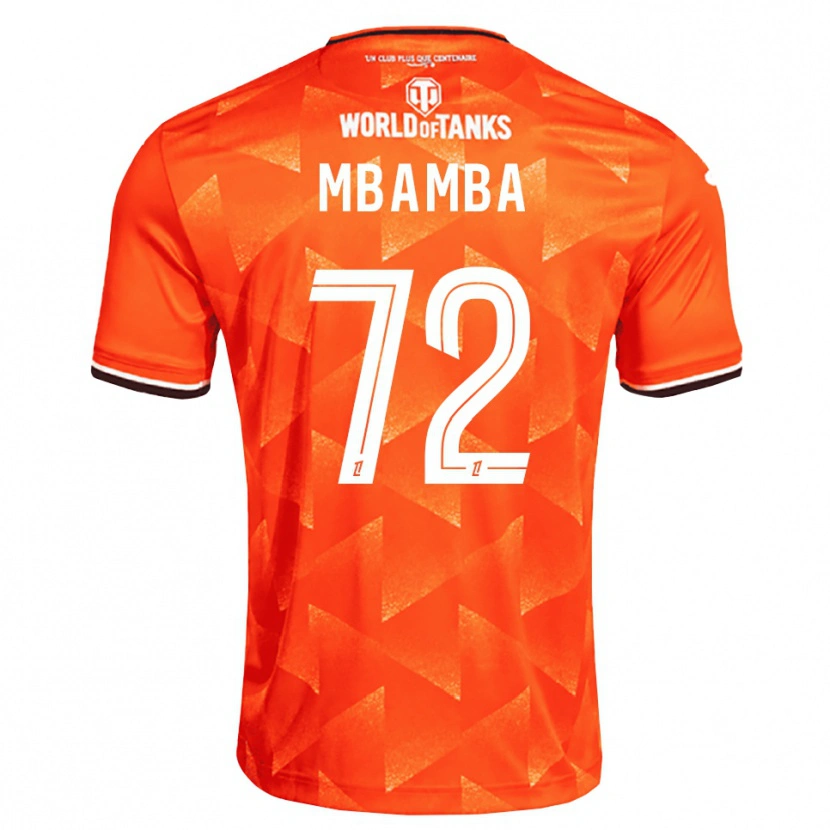 Danxen Men Noah Mbamba #72 Orange White Black Home Jersey 2026/27 T-Shirt