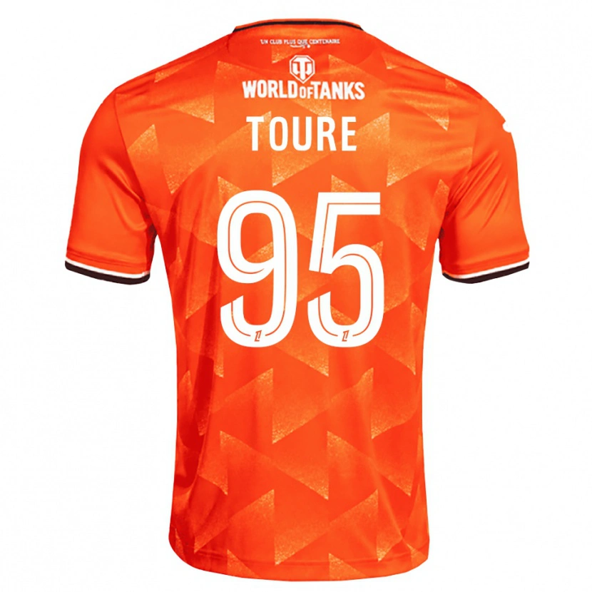Danxen Men Isaak Touré #95 Orange White Black Home Jersey 2026/27 T-Shirt