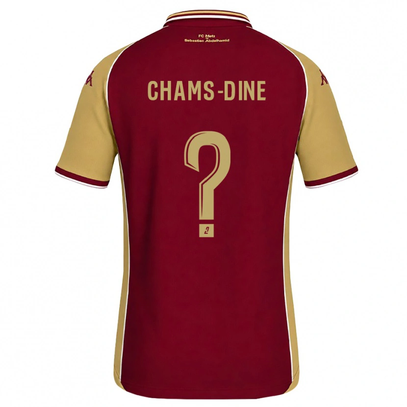 Danxen Men Adam Chams-Dine #0 Goldenrod Dark Red Home Jersey 2026/27 T-Shirt