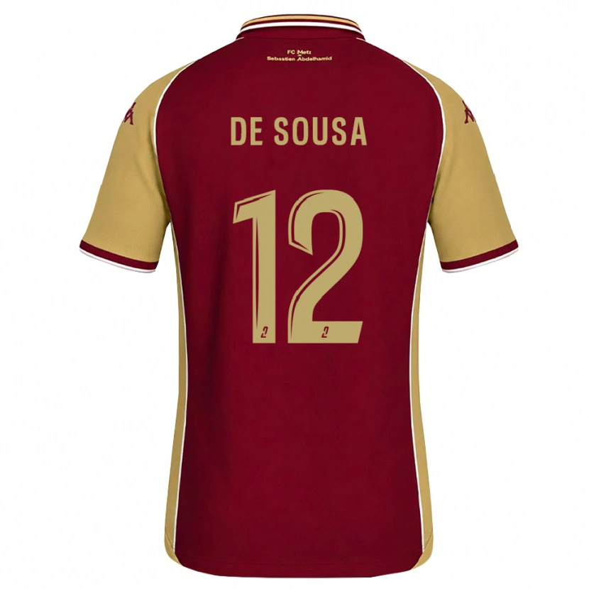 Danxen Men Jackson De Sousa #12 Goldenrod Dark Red Home Jersey 2026/27 T-Shirt