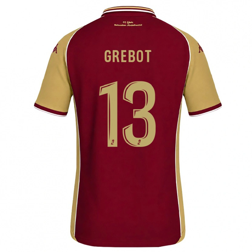 Danxen Men Leny Grebot #13 Goldenrod Dark Red Home Jersey 2026/27 T-Shirt