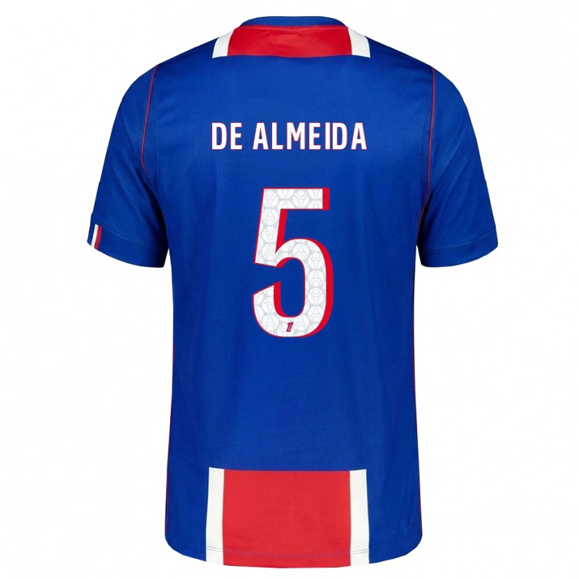 Danxen Men Elisa De Almeida #5 Red White Blue Home Jersey 2026/27 T-Shirt