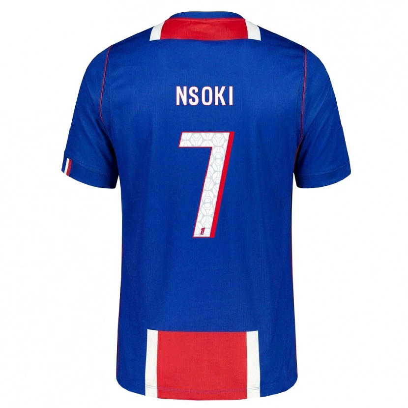 Danxen Men Noah Nsoki #7 Red White Blue Home Jersey 2026/27 T-Shirt
