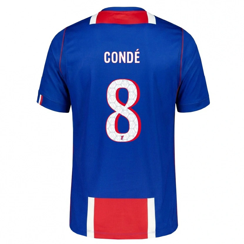 Danxen Men Alkaly Condé #8 Red White Blue Home Jersey 2026/27 T-Shirt