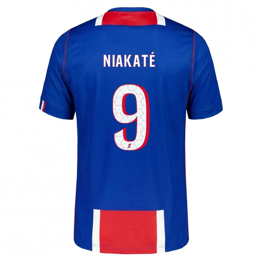 Danxen Men Maoula Niakaté #9 Red White Blue Home Jersey 2026/27 T-Shirt
