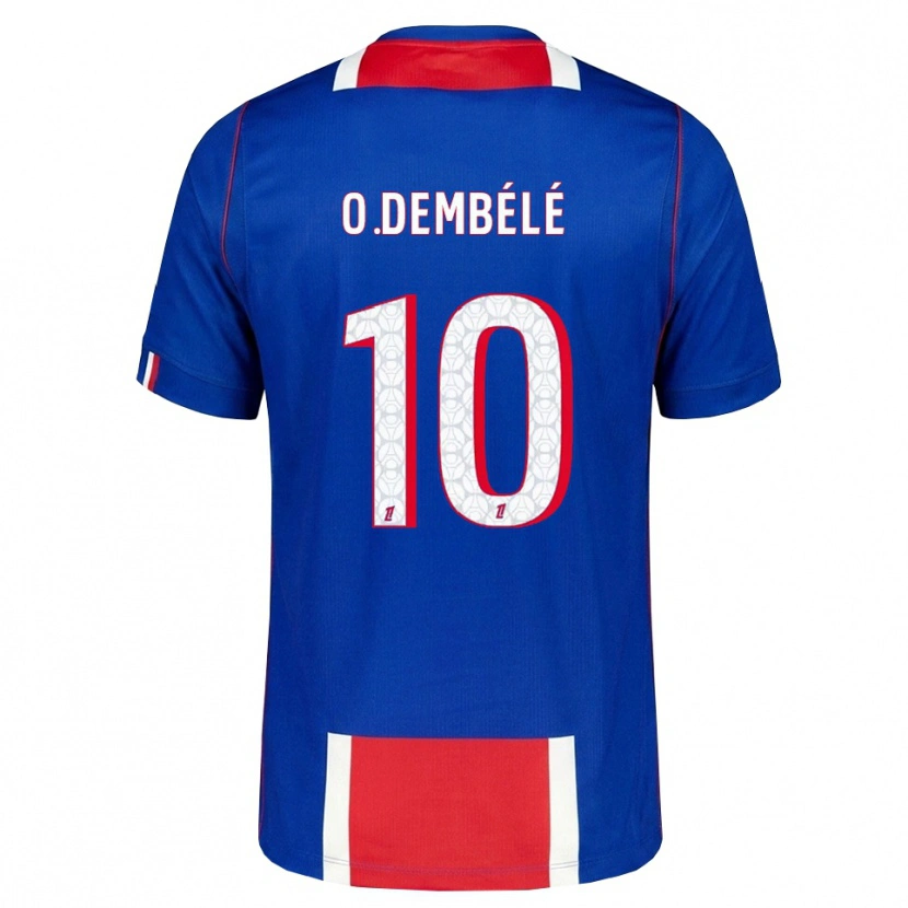 Danxen Men Ousmane Dembélé #10 Red White Blue Home Jersey 2026/27 T-Shirt