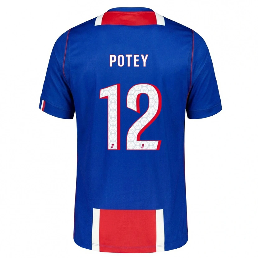 Danxen Men Keahson Potey #12 Red White Blue Home Jersey 2026/27 T-Shirt