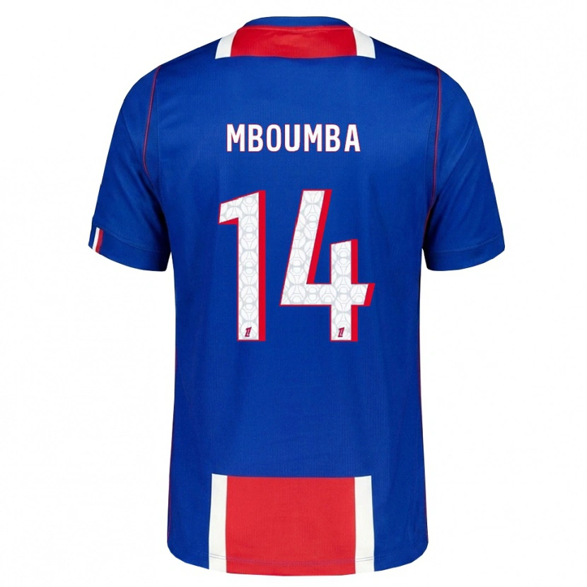 Danxen Men Nathan Mboumba #14 Red White Blue Home Jersey 2026/27 T-Shirt