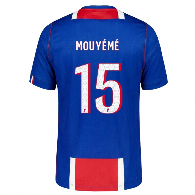 Danxen Men Théo Mouyémé #15 Red White Blue Home Jersey 2026/27 T-Shirt