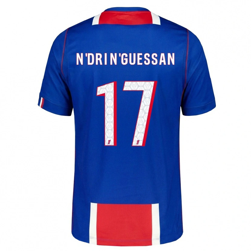 Danxen Men Landry N'dri N'guessan #17 Red White Blue Home Jersey 2026/27 T-Shirt
