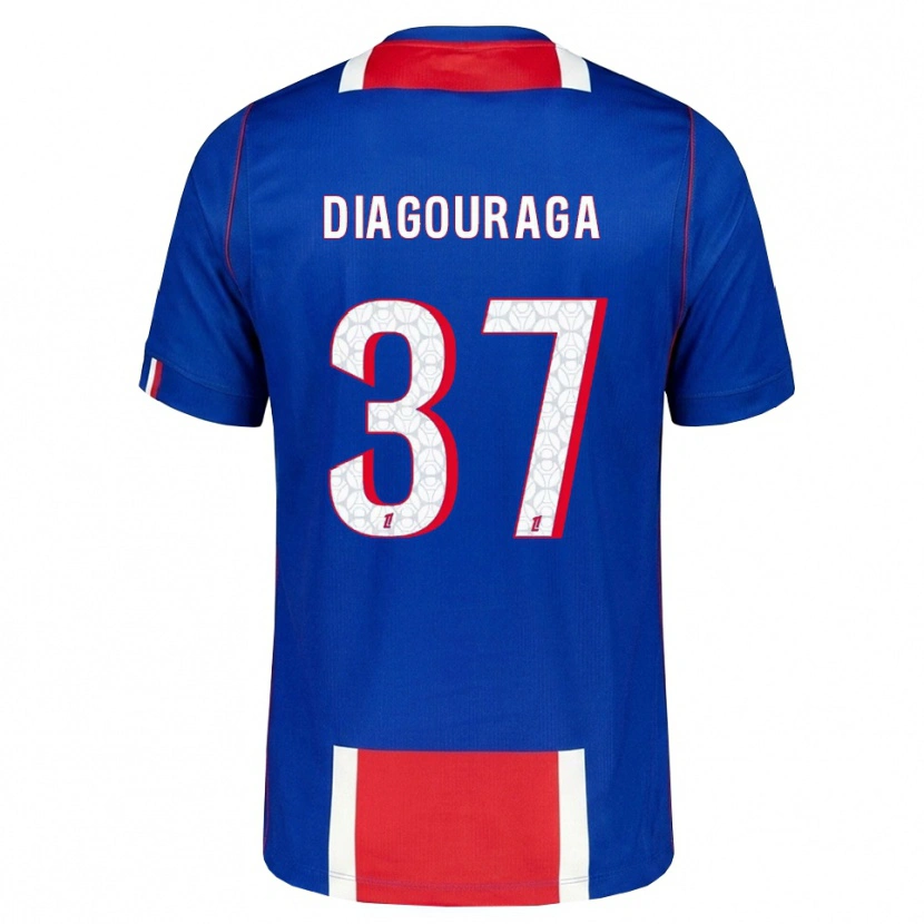 Danxen Men Toumani Diagouraga #37 Red White Blue Home Jersey 2026/27 T-Shirt